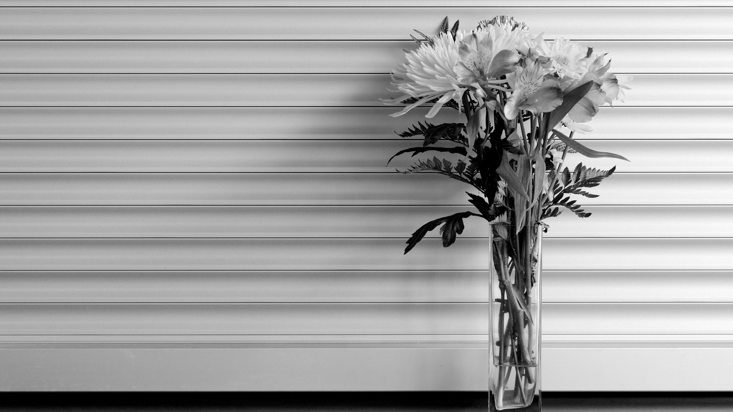 Fresh flowers in a vase